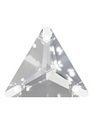Triangle Aufnähstrass flach 3 Loch 12mm Crystal