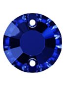 Rose Aufnähstrass flach 2 Loch 8mm Montana