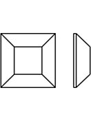 Square Hotfix 6mm Crystal AB HF