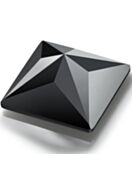 Pyramid Hotfix Strass 12mm Jet HF