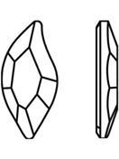Diamond Leaf Hotfix 8x4mm Crystal AB HF