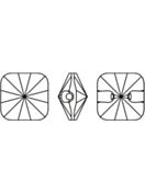 Rivoli Square Strassknopf 12mm Crystal AB