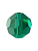 Regular Cut Glasschliffperle 4mm Emerald