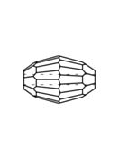 Olive Glasschliffperle