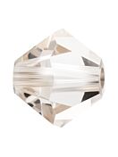 Bicone Glasschliffperle 3mm Crystal Velvet