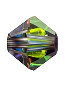 Bicone Glasschliffperle 4mm Crystal Vitrail Medium