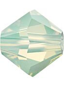 Bicone Glasschliffperle 4mm Chrysolite Opal