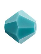 Bicone Glasschliffperle 4mm Turquoise