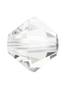 Bicone Glasschliffperle 10mm Crystal