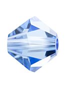 Bicone Glasschliffperle 10mm Light Sapphire