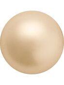 Pearl Round Semi 4mm Gold