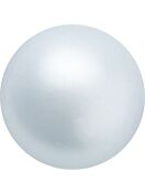 Pearl Round Semi 5mm Light Blue