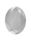 Oval 18x13mm Crystal Comet Argent Light