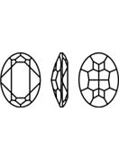 Oval 30x20mm Crystal Unfoiled