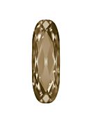 Long Classical Oval 27x9mm Crystal Golden Shadow