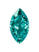 Classical Navette 32x17mm Blue Zircon