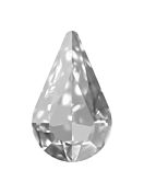 Pearshape 8x5mm Crystal
