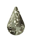 Pearshape 10x6mm Black Diamond