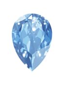 Drop 14x10mm Light Sapphire