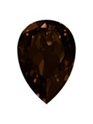 Drop 25x18mm Smoked Topaz