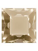 Square 3mm Crystal Golden Shadow