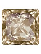 Princess Square 5mm Crystal Golden Shadow