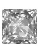Princess Square 10mm Crystal