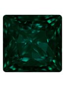 Princess Square 12mm Emerald