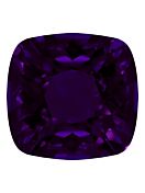 Round Square 10mm Purple Velvet