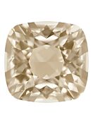 Round Square 12mm Crystal Golden Shadow
