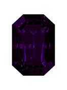 Step Cut Octagon 18x13mm Purple Velvet