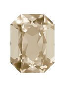 Octagon 18x13mm Crystal Golden Shadow