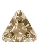 Triangle 14mm Crystal Golden Shadow