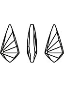 Kite 18x9mm Crystal