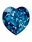Antique Heart 8.8x8mm Sapphire