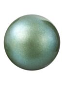 Pearl Round Semi 4mm Pearlescent Green