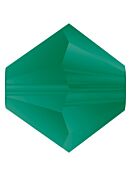 Bicone Glasschliffperle 4mm Emerald Matt