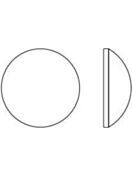 Cabochon Hotfix Halb-Perle