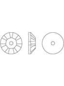 Xilion Lochrose Strassstein zum aufnähen 1 Loch