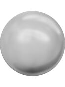 Crystal Round Pearl 8mm Crystal Light Grey Pearl