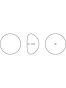 Crystal Pearls 5817 1/2drill Cabochon Pear