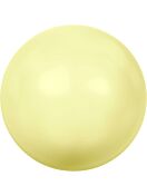 (RETOURENWARE) Crystal Round Pearl 6mm Crystal Pastel Yellow Pearl