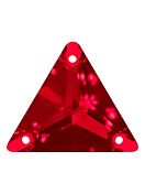 Triangle Aufnähstrass flach 3 Loch 12mm Light Siam