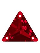 Triangle Aufnähstrass flach 3 Loch 16mm Siam