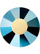 VIVA12 Rose Hotfix Strass ss5 Jet AB HF