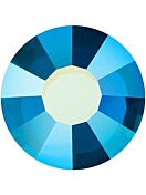 VIVA12 Rose Hotfix Strass ss34 Capri Blue AB HF