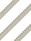 Perlborte Rund 4mm wachsweiß mit Band