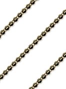 Perlborte Rund 6mm gold