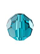 Regular Cut Glasschliffperle 4mm Indicolite
