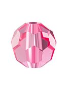 Regular Cut Glasschliffperle 4mm Rose